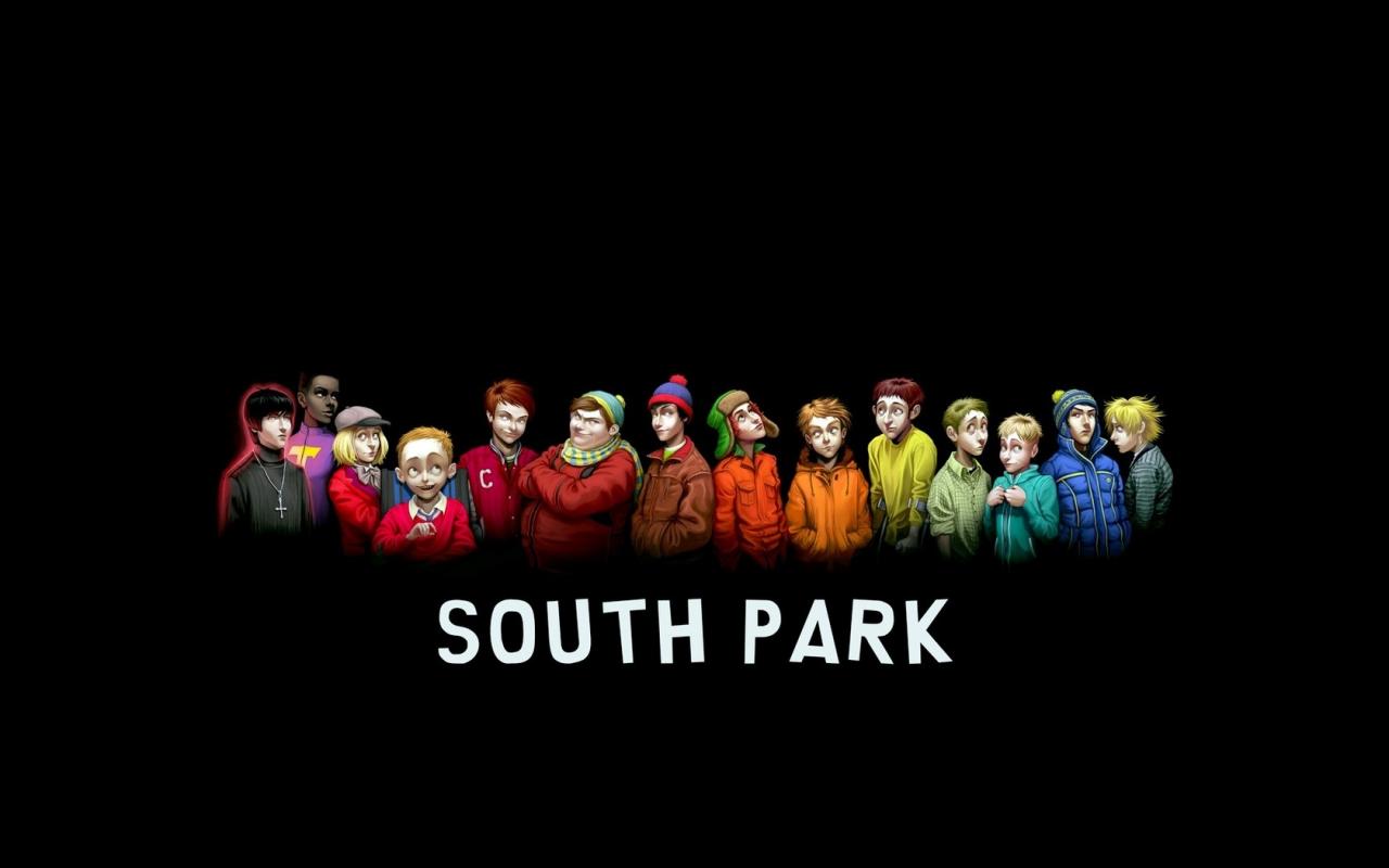 Южный Парк и его герои 1280x800